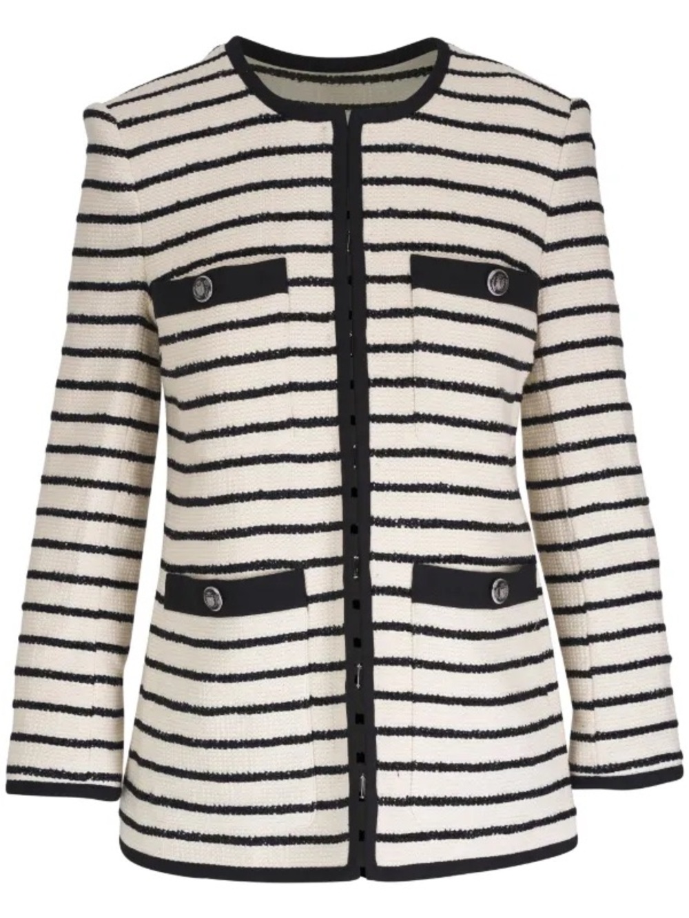 Veronica Beard Stripes Dickey Jacket